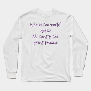 The Great Puzzle Long Sleeve T-Shirt